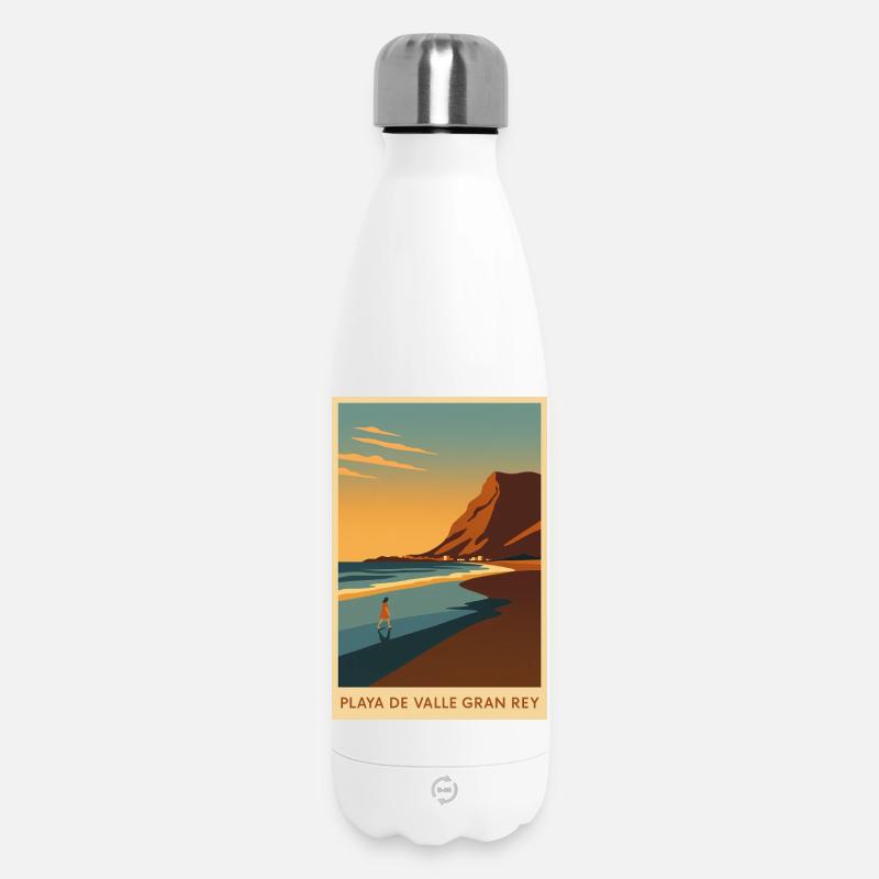 Valle Gran Rey sur La Gomera - Bouteille isotherme 500 ml - blanc