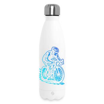 Roadbike Fokus pur - Thermosflasche 500 ml - Weiß - Vorne