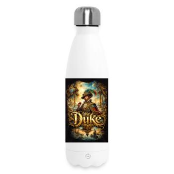 Das Herzogsbarockporträt mit Glas - Thermosflasche 500 ml - Weiß - Vorne