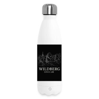 Wildberg Historische Landschaft - Thermosflasche 500 ml - Weiß - Vorne