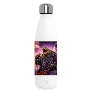 RockyZoo10 - Insulated Water Bottle 500 ml - white - Front