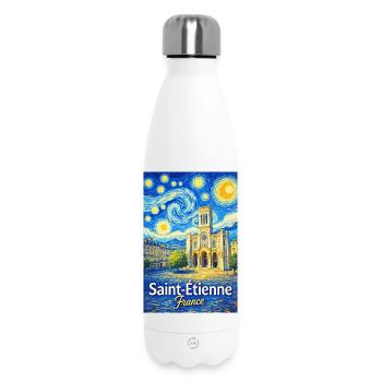 Saint-Étienne, France - Bouteille isotherme 500 ml - blanc - Devant