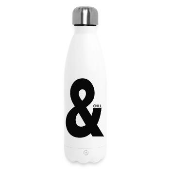 Et & Chill Typographie Minimale - Bouteille isotherme 500 ml - blanc - Devant