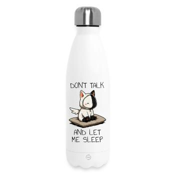 Sweat à capuche Petit Ange Chat avec des Ailes - Bouteille isotherme 500 ml - blanc - Devant