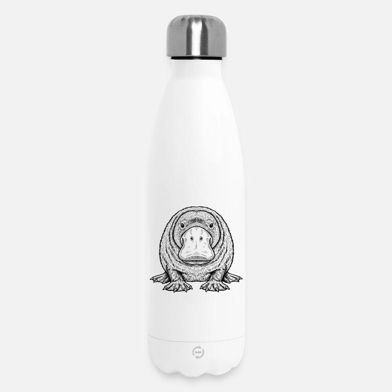 Næbdyr - Termoflaske 500 ml - hvid