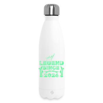 2026 - Bouteille isotherme 500 ml - blanc - Devant