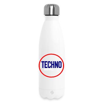 Techno Pulse Circle Logo - Thermosflasche 500 ml - Weiß - Vorne