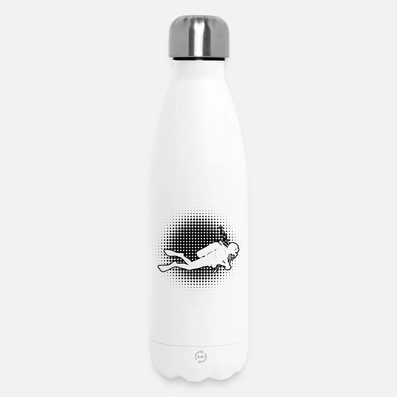 Déclaration pour toute plongée - Bouteille isotherme 500 ml - blanc