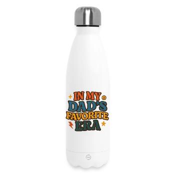 In My Dad's Favorite Era Daughter Families Humor - Insulated Water Bottle 500 ml - white - Front