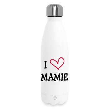 I Love Mamie - Bouteille isotherme 500 ml - blanc - Devant