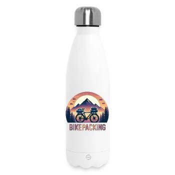 Mountain Camping Vélo Bikepacking Bike Packing - Bouteille isotherme 500 ml - blanc - Devant