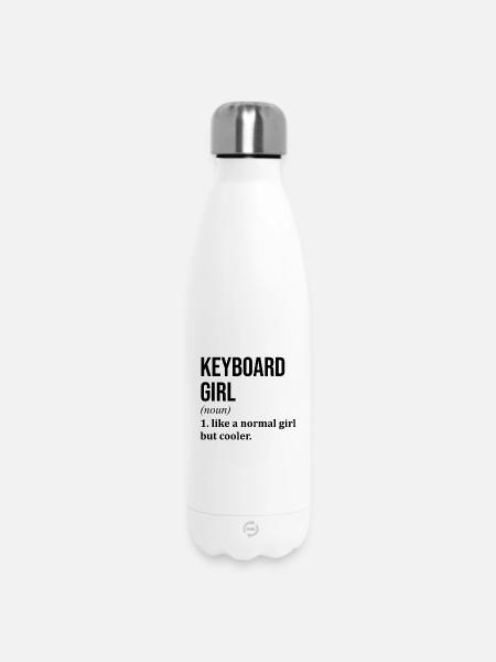 Keyboard - Insulated Water Bottle 500 ml - white
