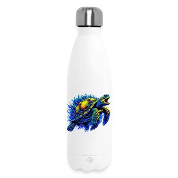 Turtle - Insulated Water Bottle 500 ml - white - Front