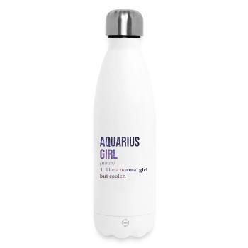 Aquarius - Insulated Water Bottle 500 ml - white - Front