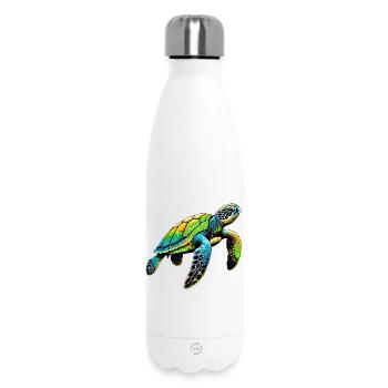 Turtle - Insulated Water Bottle 500 ml - white - Front