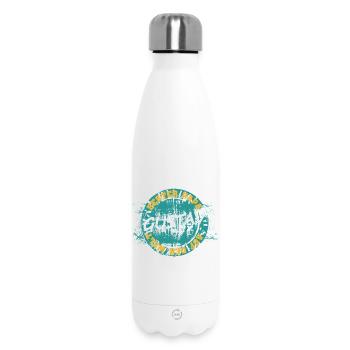 Father's Day Gustav - Insulated Water Bottle 500 ml - white - Front