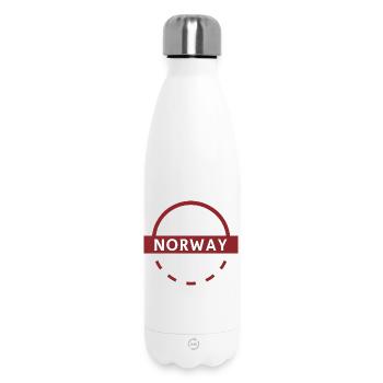 Norway Arc Emblem - Insulated Water Bottle 500 ml - white - Front