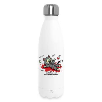 Die Neugier hat die Katze getötet, die Wissenschaft... - Thermosflasche 500 ml - Weiß - Vorne
