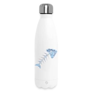 FISH. APRIL FOOL - Insulated Water Bottle 500 ml - white - Front