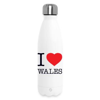 J’ADORE LE PAYS DE GALLES - Bouteille isotherme 500 ml - blanc - Devant