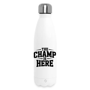 Der Champion ist da - Thermosflasche 500 ml - Weiß - Vorne