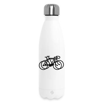 Bikes - Insulated Water Bottle 500 ml - white - Front