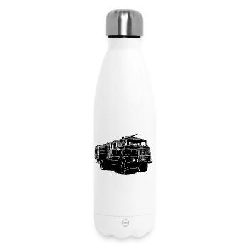 | des pompiers W50 | rda Cyclomoteur | Camion | Technologie - Bouteille isotherme 500 ml - blanc - Devant