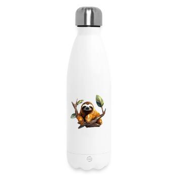 Paresseux dans la conception de polygones - Bouteille isotherme 500 ml - blanc - Devant