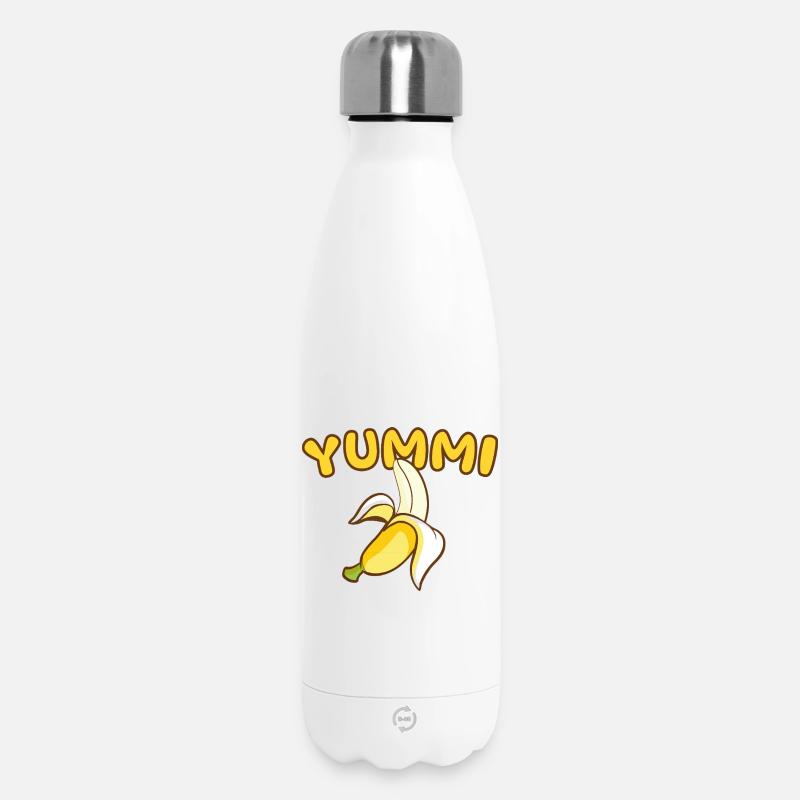 YUMMI - Une question de goût - Bouteille isotherme 500 ml - blanc