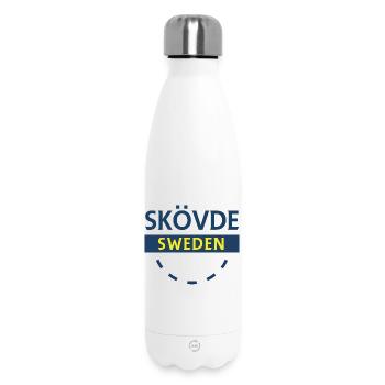 Skövde Sweden Sign Design - Bouteille isotherme 500 ml - blanc - Devant