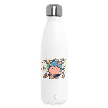 Cerveau zen - Bouteille isotherme 500 ml - blanc - Devant
