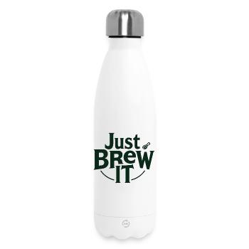 Just Brew It Logo Tee - Bouteille isotherme 500 ml - blanc - Devant
