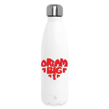 Dream Big! rot - Thermosflasche 500 ml - Weiß - Vorne