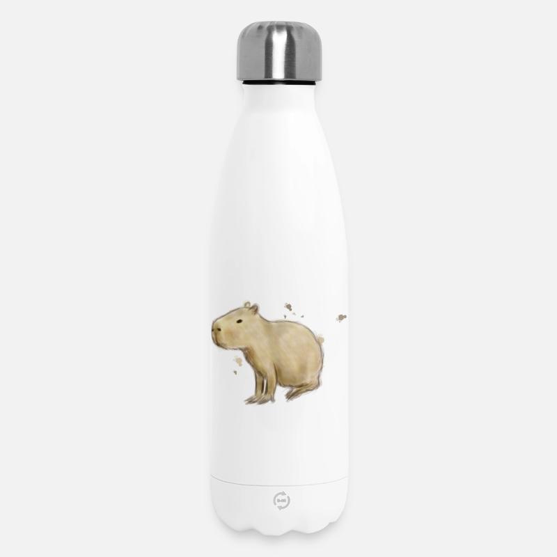 Capybara - Bouteille isotherme 500 ml - blanc