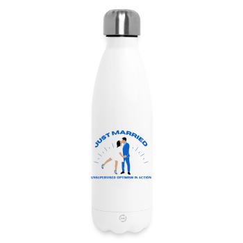 Je viens de me marier | Mariage - Bouteille isotherme 500 ml - blanc - Devant