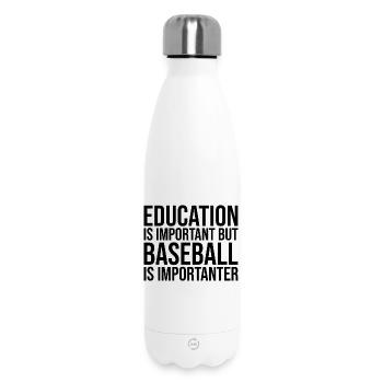 Baseball - Thermosflasche 500 ml - Weiß - Vorne