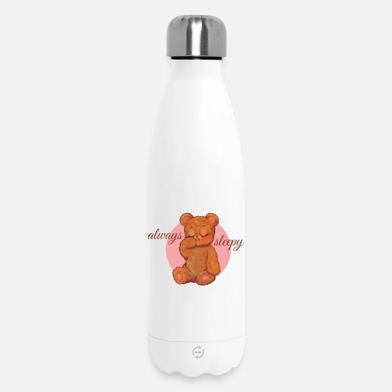 Always Sleepy Bärchen - Thermosflasche 500 ml - Weiß