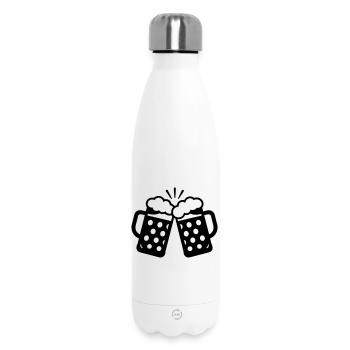 Cheers! - Insulated Water Bottle 500 ml - white - Front
