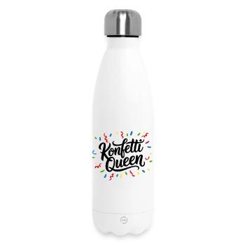 Confetti Queen Party - Insulated Water Bottle 500 ml - white - Front