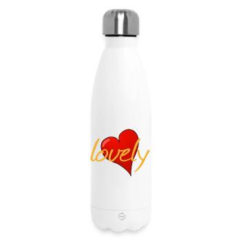 LOVELY - Thermosflasche 500 ml - Weiß - Vorne