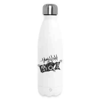 Juke-boxes, disco, basses - Bouteille isotherme 500 ml - blanc - Devant