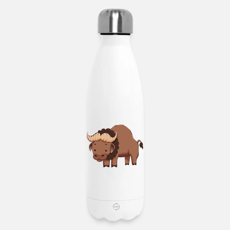 Buffle - Bouteille isotherme 500 ml - blanc