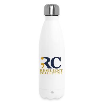 Resilient Collective emblem - Insulated Water Bottle 500 ml - white - Front