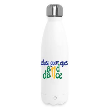 Funny gifts for dancers - Insulated Water Bottle 500 ml - white - Front