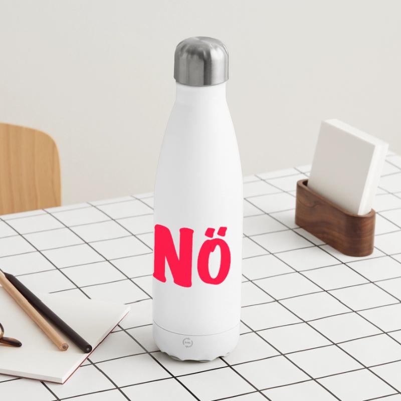 Nö - Bin dagegen - Null Bock  Thermosflasche 500 ml