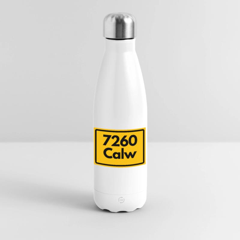 OLD POSTCODE POSTCODE RETRO 7260 CALW HEIMATSTOLZ Insulated Water Bottle 500 ml