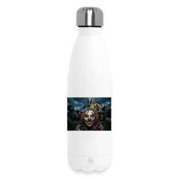 Fou de clown - Bouteille isotherme 500 ml - blanc - Devant