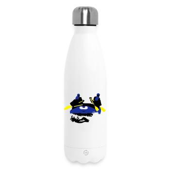 rafting - Insulated Water Bottle 500 ml - white - Front