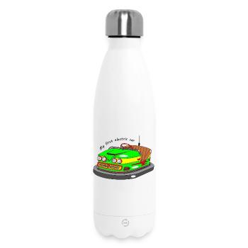 Mein erstes Elektroauto - Thermosflasche 500 ml - Weiß - Vorne