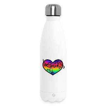 Liebe - Thermosflasche 500 ml - Weiß - Vorne